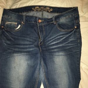 NWOT Stretchy Wax 3X Jeans